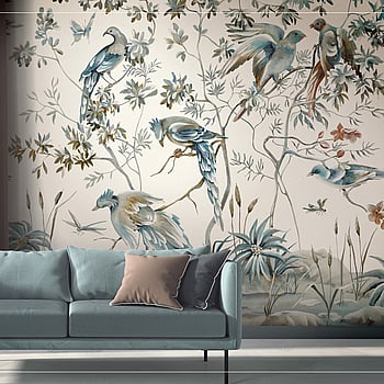 Galerie Wallcoverings Product Code 30191 - Bombay Design Wallpaper Collection - Beige, Grey Colours -  
