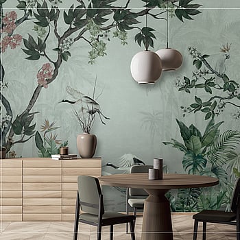 Galerie Wallcoverings Product Code BB30196 - Bombay Design Wallpaper Collection - Green, Grey Colours -  
