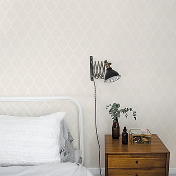 Galerie Wallcoverings Product Code G45053 - Vintage Rose Wallpaper Collection - Cream White Colours -  