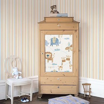 Galerie Wallcoverings Product Code G56040 - Just 4 Kids Wallpaper Collection - Blue Beige Colours -  