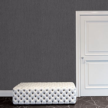 Galerie Wallcoverings Product Code G67815 - Ambiance Wallpaper Collection - Charcoal Grey Silver Colours -  