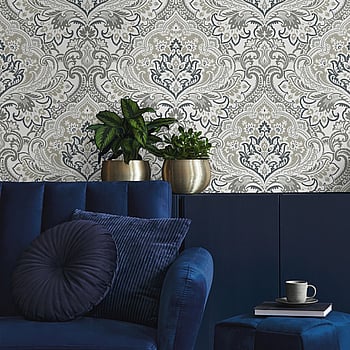 Galerie Wallcoverings Product Code TJ40708 - Mulberry Tree Wallpaper Collection - Off-White Colours -  